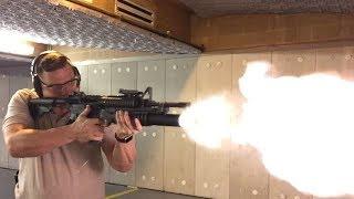 M203 40mm on M4A1 FULL AUTO 5.56 Machine Gun