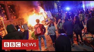 Police injured in Bristol as “Kill the Bill” protest turns violent - BBC News