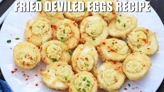 Fried Deviled Eggs Recipe - Sweet and Savory Meals