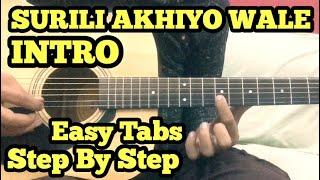 Surili Akhiyon Wale Guitar Tabs/Lead Lesson(intro) | Salman Khan | Veer | FuZaiL Xiddiqui