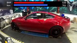 Jaguar XKRS Tuning on the dyno at Viezu