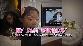 POV: SPEND MY 21ST BIRTHDAY WITH ME  dinner, drinks, maintenance , grwm, etc | 21ST BIRTHDAY VLOG