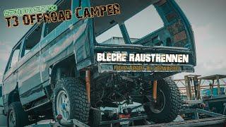 VW T3 Syncro Offroad Camper Umbau I Bleche raustrennen I Bodenfreiheit I #007