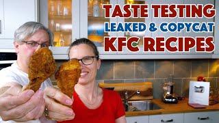 Taste Testing KFC Copycat Recipes - Episode #3