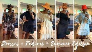 7 SUMMER Ready Dresses & Fedoras || Curvy Lookbook || LivinFearless