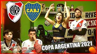 Boca vs River - Reacciones de Hinchas de River y Boca - Copa Argentina 2021 - PENALES