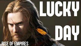 LUCKY DAY! (RACE TO C25 WEEK 8) RISE OF EMPIRES ICE & FIRE