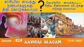 கோயிலில்  வைக்கப்பட்ட சிறிய சிலைகளை வீட்டுக்கு எடுத்து வரலாமா?  | Aavigal Ulagam - 824