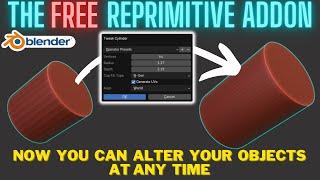 This FREE Blender Add-on is a MUST HAVE - RePrimative