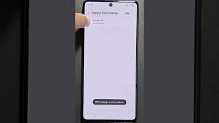 Reset Network APN and Fix Mobile Data problems in Android Phone #shorts