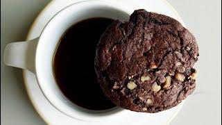 찐하고 촉촉한 더블 초콜릿 쿠키 만들기(double chocolate cookies recipe)