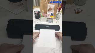 AIMO P832 printer is a good helper to take biology notes#asmr #study #biology #tips #printer #share