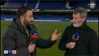 Ipswich vs Man United 1-1 Roy Keane Go Angry reacts to Amorim Debut  Amorim Reaction HD