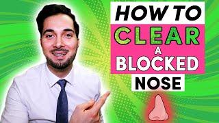 Stuffy Nose | How To Get Rid Of A Stuffy Nose Clear Blocked Nasal Congestion