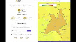 Interaction 3 levels Map Real Estate Demo