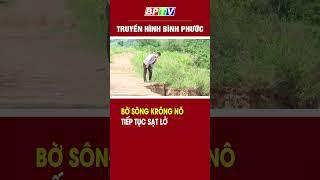 Bờ sông Krông Nô tiếp tục sạt lở #shorts  | BPTV