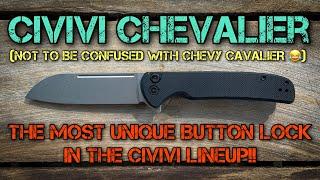 Civivi Chevalier - Full Review!! A unique button lock in the Civivi lineup and a big gentleman EDC!