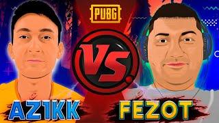 AZ1KK VS FEZOT KIM KUCHLI ? | @FEZOT BILAN KOTTA ISHKAL | PUBG MOBILEE