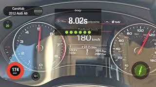 Audi A6 C7 3.0TFSI 404HP | Acceleration 0 - 200 km/h (DRAGY)