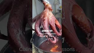 How to cook an octopus  #cooking #culinaryschool