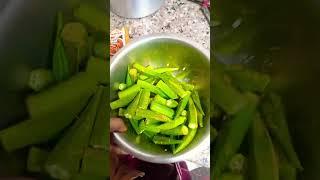 #shahi bhindi(part 1) #testy food #ytshorts #aarush 