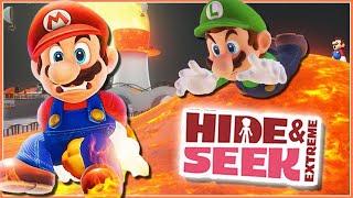 I Played HIDE & SEEK In Mario Odyssey...But The FLOOR IS LAVA!!!