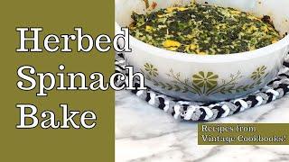 HERBED SPINACH BAKE! BHG Lunches & Brunches (1963) - Cooking the Books