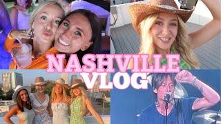 NASHVILLE VLOG W/ COLLEGE FRIENDS! country concerts, bar hopping, exploring the city, & more!