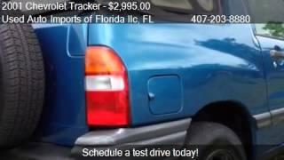 2001 Chevrolet Tracker Base 4WD 2dr Convertible SUV for sale