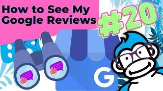 How to See My Google Reviews: Ask The Gorilla #20