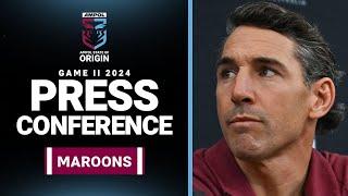 State of Origin 2024 | QLD Maroons Press Conference | Game 2