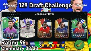 CAN WE BE THE FIRST TO GET A *WORLD RECORD* 129 DRAFT?! - EAFC 128 Draft Challenge