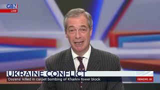 Nigel Farage gives his view of Putin's handling of the invasion in Ukraine