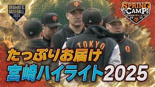 【春季キャンプ】宮崎ハイライト2025【たっぷりお届け】【巨人】