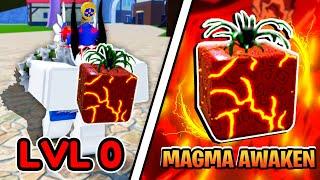 Magma Fruit Awakening is The BEST! (Roblox Blox Fruits)