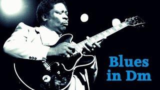 Blues Backing Track BB King Style in D Minor 110 bpm