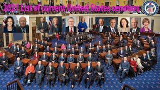 2021 List of current United States senators