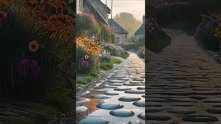 정원 속 마을길, 감성에 잠기다”#rainsounds #수면 #relaxingmusic