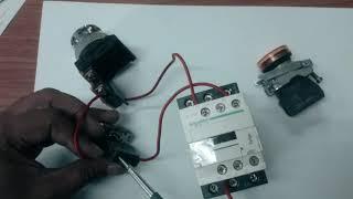 TUTORIAL 1 BASIC PUSH START STOP CONTACTOR | KONTROL KONTAKTOR DENGAN PUSH BUTTON START STOP