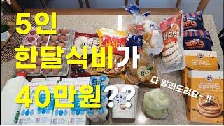 3 decisive ways to drastically reduce food costs.400,000 won per month for five people?