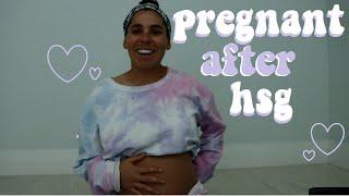 Finding out I'm pregnant after HSG procedure!