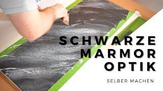 Marmor-Optik mit Wandfarbe günstig selber machen I Spachteltechnik/Wandgestaltung