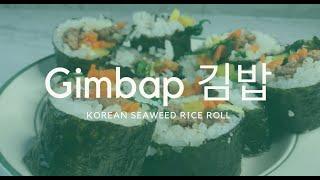 How to make a Korean Gimbap / Food Vlog