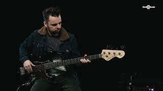 Vintage VJ74 Reissued Bass, Gloss Black | Gear4music demo