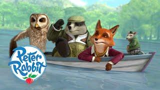 Peter Rabbit - Four Enemies in a Boat | Cartoons for Kids