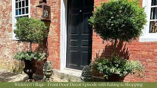 Front door decor ideas in a historic village that made me swoon, Spinach Pie, Shopping, New England