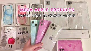 ️paper diy️ MEGA APPLE PRODUCTS COMPILATION | tutorial | ASMR | 2024 | applefrog