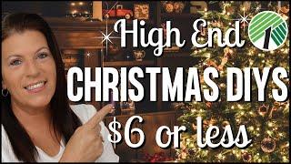 High End Dollar Store Christmas DIYs/New Genius Dollar Tree Hacks