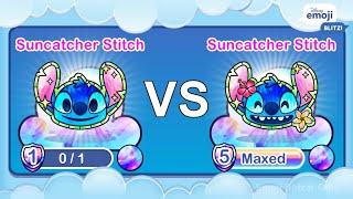 Suncatcher Stitch (L1 vs L5 Comparison) - Disney Emoji Blitz - v69