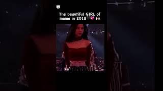 the beautiful girl of mama 2022 vs 2018 #jisoo #blackpink no hate both r beautiful 